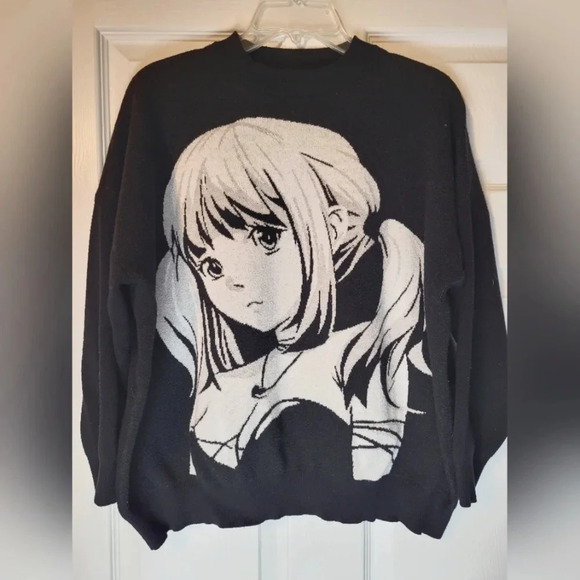 DEATH NOTE MISA SWEATER ROMWE SIZE L - Picture 1 of 8